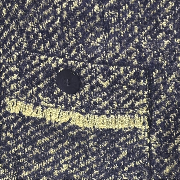 Talbots Purple Tweed Open Front Wool/Mohair/Alpaca Blazer Size 6 - Picture 10 of 10